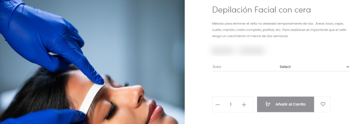 oferta de depelicación facial con cera NeoSpa